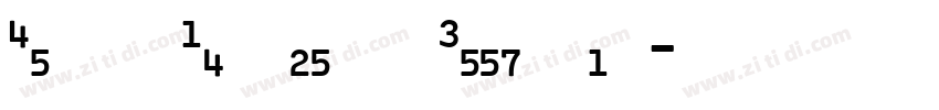 SportNumbers Regular字体转换
